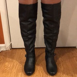 Knee high boots (never worn)
